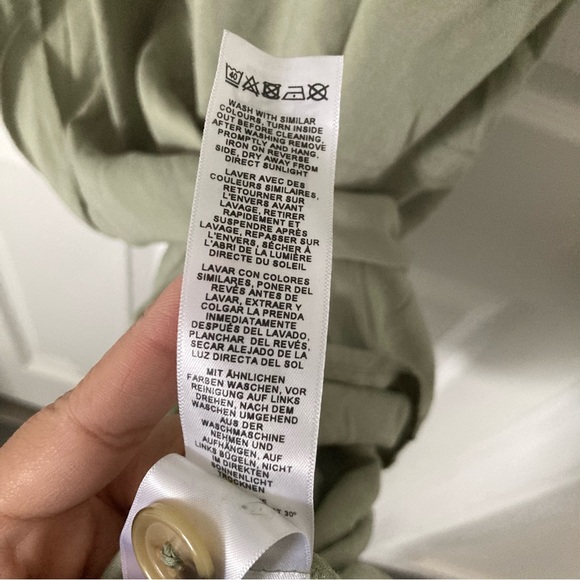 ASOS Green Sleeveless Square Neck Sundress - Picture 7 of 7